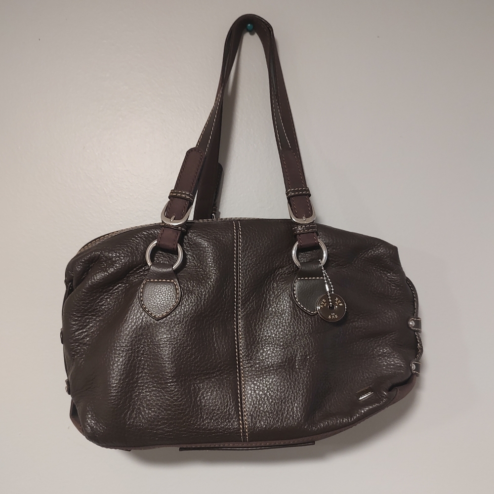 The Sak Dark Brown Leather Hobo Bag